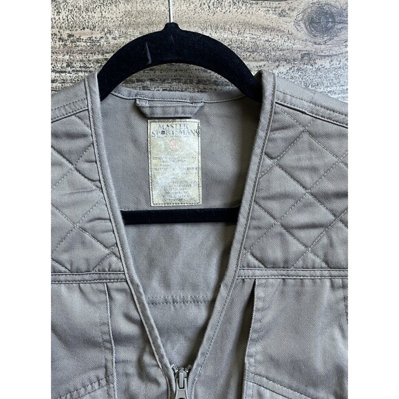 Master Sportsman Rugged Outdoor Gear Vest Mens Size XL Zipper Multi Pockets Fish - Picture 3 of 8